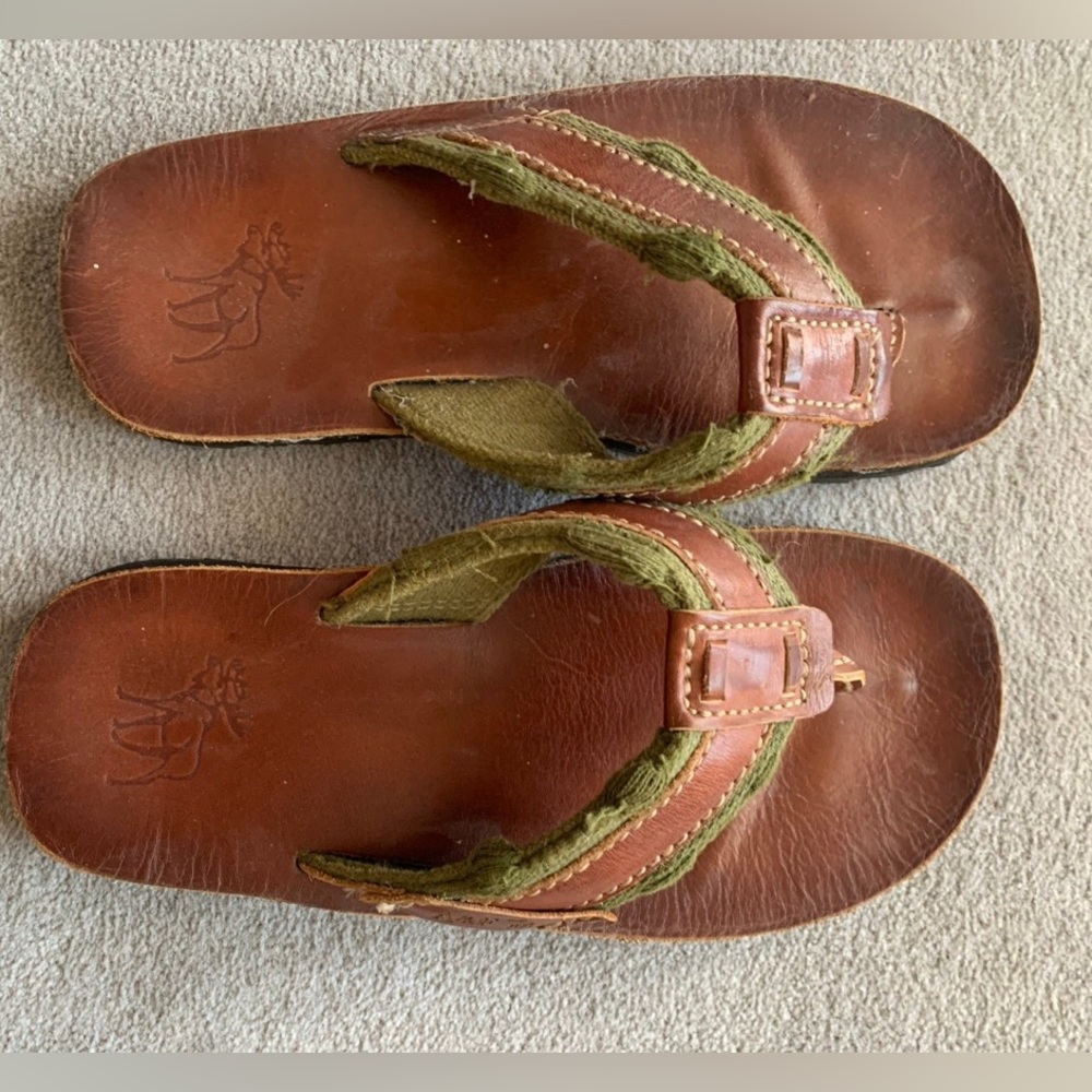 Abercrombie & Fitch Vintage Leather Sandals